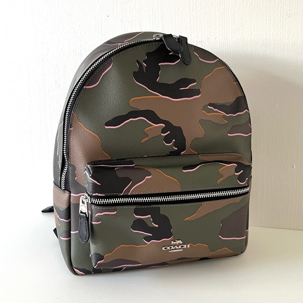 Coach Camouflage Medium Backpack - F31452